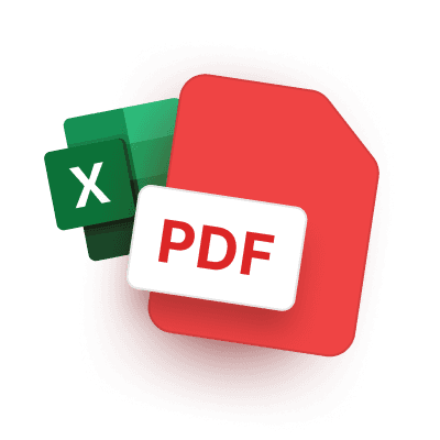 Let the Excel to PDF conversion finish