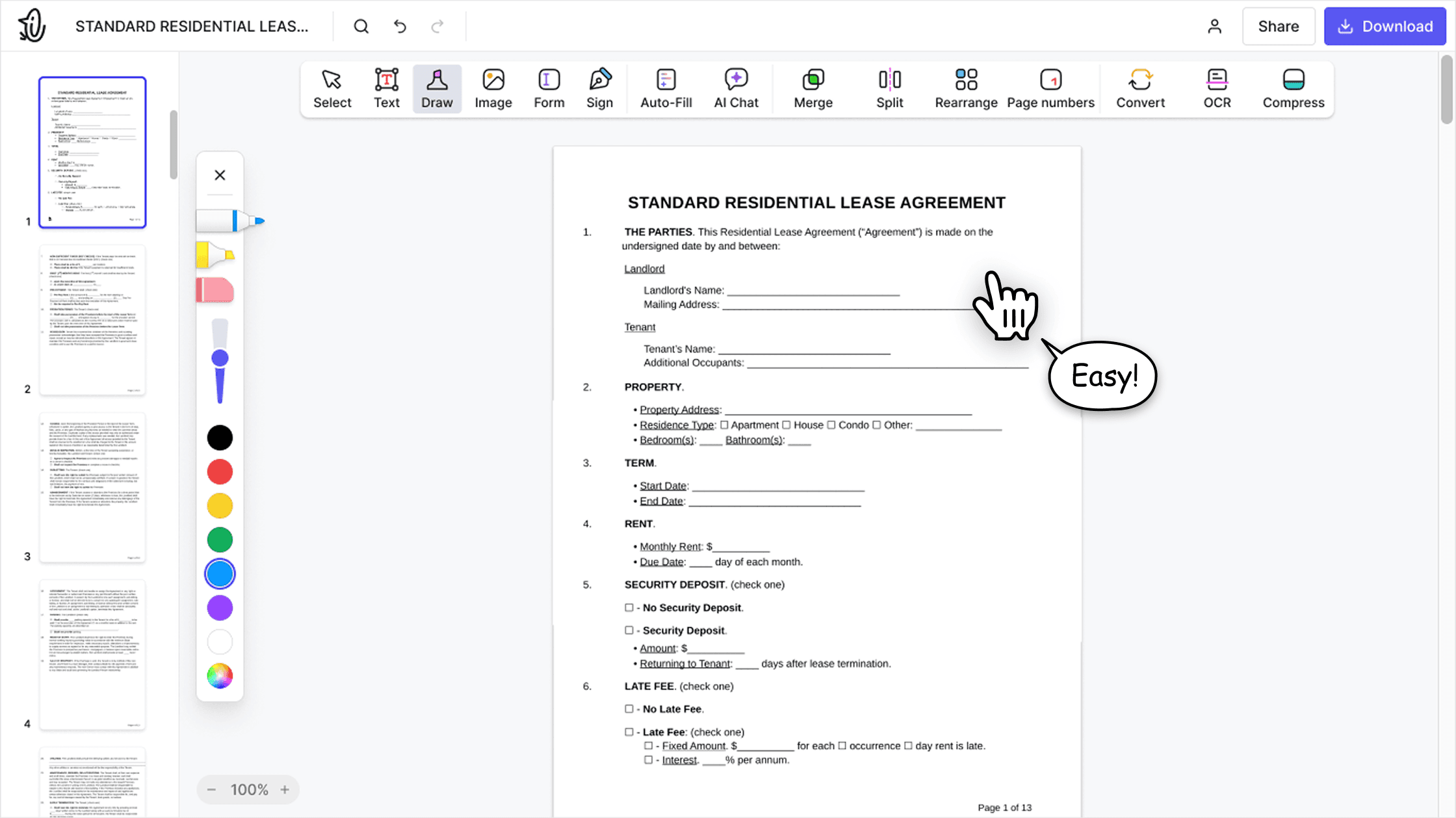 Simple y f ácil para el uso diario