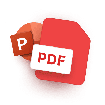 Deja que termine la conversión de PowerPoint a PDF