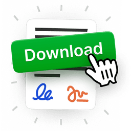 Review and download the signed PDF