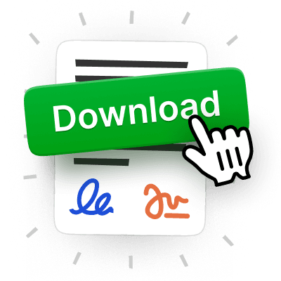 Review and download the signed PDF